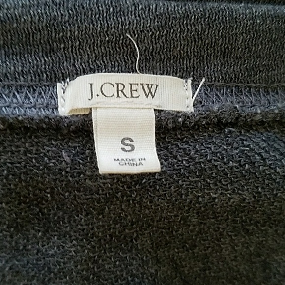 J. Crew women's S sequin sweatshirt gray - Picture 5 of 5